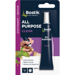 Bostik All Purpose Clear Glue 20ml [Pack of 6]