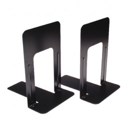 Block Steelmaster Large Deluxe Bookends Black