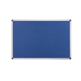 Bi-Office Flame Resistant Notice Board Blue 1200x900mm