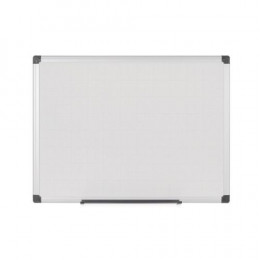 Bi-Office Maya Gridded 1800x1200mm Aluminium Framed Whiteboard