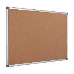 Bi-Office Cork Board 600x900mm Aluminium Frame