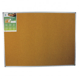 Bi-Office Earth-It Aluminium Frame Cork Board 1200x900mm