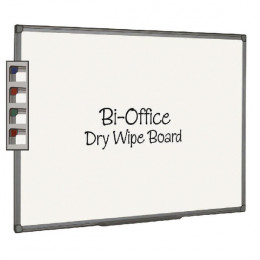 Bi-Office Whiteboard 1800x1200mm Aluminium Finish