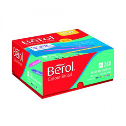 Berol Colour Broad Class Pack Assorted [Pack of 288]