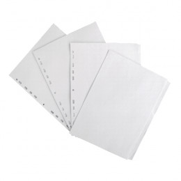 Elba White Card Divider 5 Part