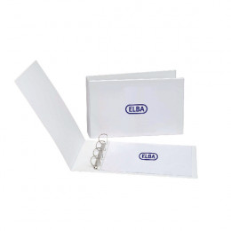 Elba Panorama A3 4 D-Ring Presentation Binder 30mm White [Pack of 2] alternative image 1