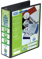 Elba Panorama Presentation Lever Arch File A4 70mm Black [Pack of 5]