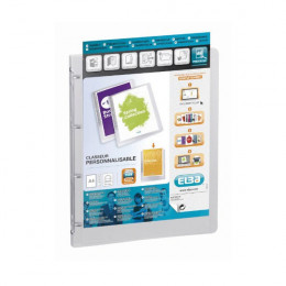 Elba Polyvision Presentation Ring Binder A4 Clear [Pack of 12]