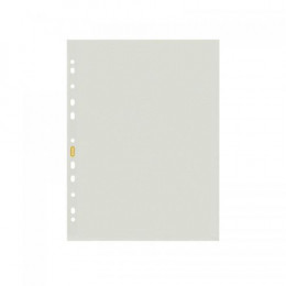 Elba Punched Pockets Recycled PE Transparent [Pack of 100]