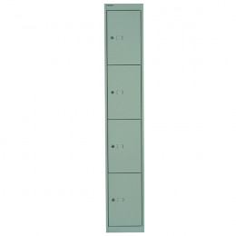 Bisley 4 Door Locker 457mm Goose Grey