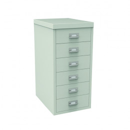 Bisley 6 Drawer Non-Lockable Multidrawer Grey