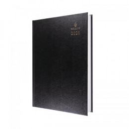 Collins A4 Diary Two Pages per Day Black 2026