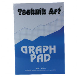 Technik Art Graph Pad 5mm Quadrille A4