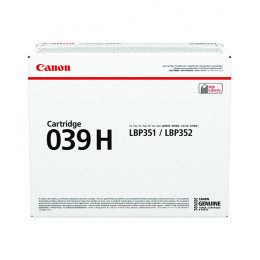 Canon 039H Black Toner Cartridge High Capacity 0288C001