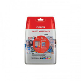 Canon CLI-571XL Inkjet Cartridges + 4x6 Photo Paper Glossy 50 Sheets Photo Value Pack CMYK 0332C006