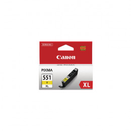 Canon CLI551XLY Yellow High Capacity Inkjet Cartridge