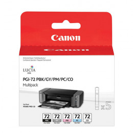 Canon PGI72 Inkjet Cartridge Multipack with Photo Black [Pack of 5]