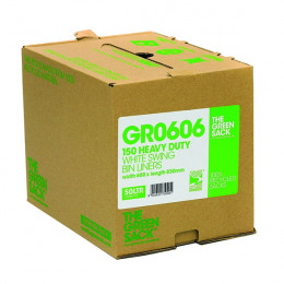 Green Sack White Swing Bin Liners