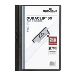 Duraclip File A4 3mm Black [Pack of 25]