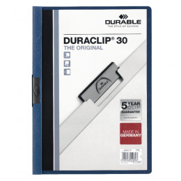 Duraclip File A4 3mm Dark Blue [Pack of 25]