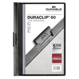 Duraclip File A4 6mm Black [Pack of 25]