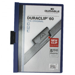 Duraclip File A4 6mm Dark Blue [Pack of 25]
