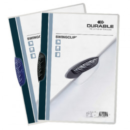 Durable Swingclip Folder A4 Black [Pack of 25]