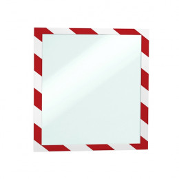 Durable Duraframe A4 Red and White [Pack of 2]