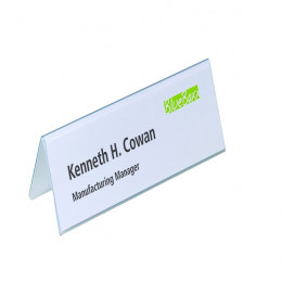Durable Table Place Name Holder 61x210mm [Pack of 25]