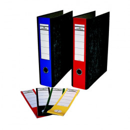 Durable Ordofix Lever Arch File Spine Labels Assorted [Pack of 10]