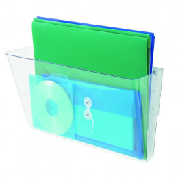 Deflecto Link Wall Pocket A4 Clear