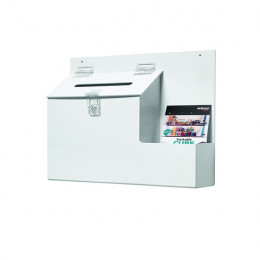 Deflecto Suggestion Box White