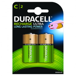 Duracell Rechargeable NiMH Battery C [Pack of 2]