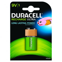 Duracell Rechargeable NiMH Battery 9v