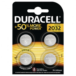 Duracell 2032 Lithium Coin Batteries [Pack of 4]