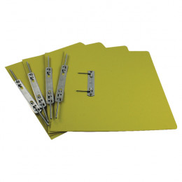 Acco Jiffex File Foolscap Yellow [Pack of 50]