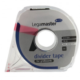 Legamaster Self Adhesive Tape 2.5mmx16m Black