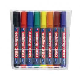 Edding 360 Drywipe Assorted Marker [Pack of 8]