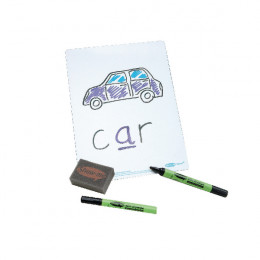 Show-me Supertough A4 Plain Whiteboard Sets [Pack of 35]