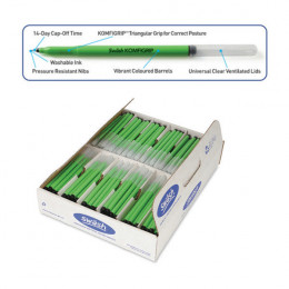 Swash Komfigrip Handwriting Pen Black [Pack of 300]
