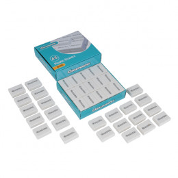 Classmaster Pencil Eraser White [Pack of 45]