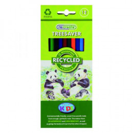 ReCreate Treesaver Recycled Colouring Pencils [Pack of 12]