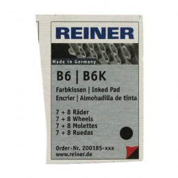Colop Reiner B6/8K Replacement Ink Pad Black [Pack of 2]