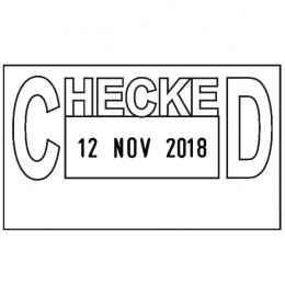 Colop Printer 38 Date Stamp CHECKED