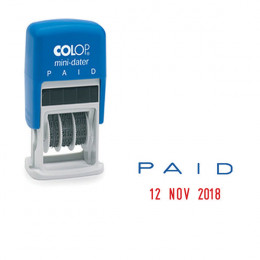 Colop S160 Mini Dater Paid