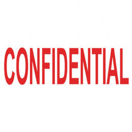 Colop P20 Stamp CONFIDENTIAL 37x13mm Red