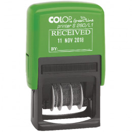 Colop S260/L1 Green Line Date Stamp Received