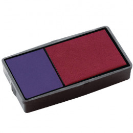 Colop 6/4912/2 Blue and Red Ink Pads [Pack of 2]