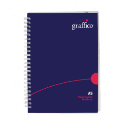 Graffico Twin Wire Board Cover A5 Notebook 160 Pages