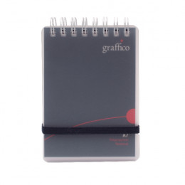 Graffico Twin Wire Polypropylene A7 Notebook 140 Pages